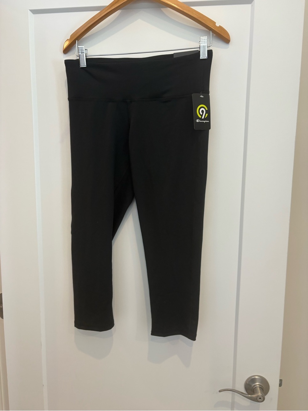 Champion Black womens Capri Athletic Track Pants